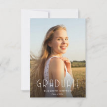 texte tendance faire-part de graduation moderne