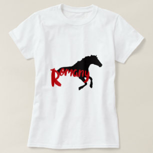 Texte tzigane romain et cheval T-shirt