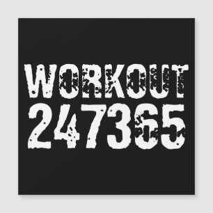 Texte usé et rayé Workout 247365 blanc