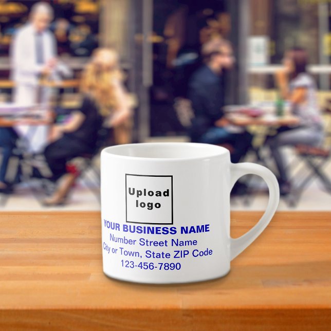Textes de marque Blue sur Espresso Mug (Créateur téléchargé)