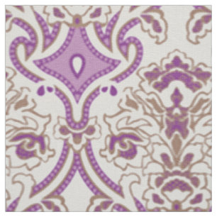 Textile pourpre Tissu diamant ornemental Impress