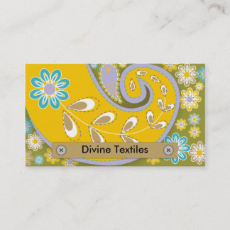 Textiles divins Cartes de visite