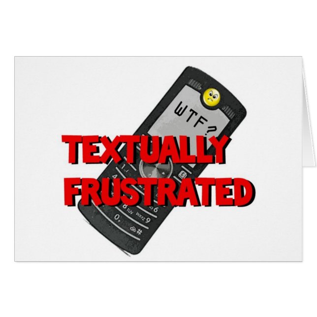 Textuellement frustré (Devant horizontal)