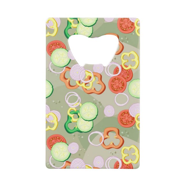 Texture avec des tranches de légumes (Devant)