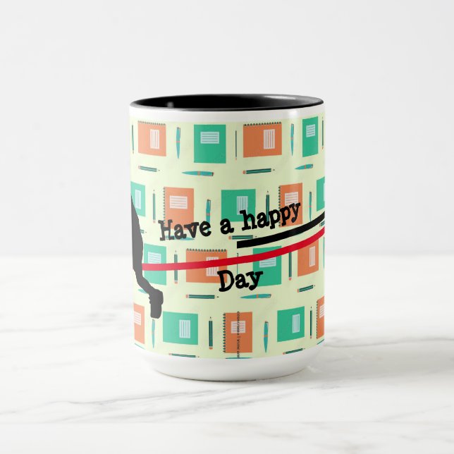 texture cadeau coloré nouvelle combo mug (Centre)