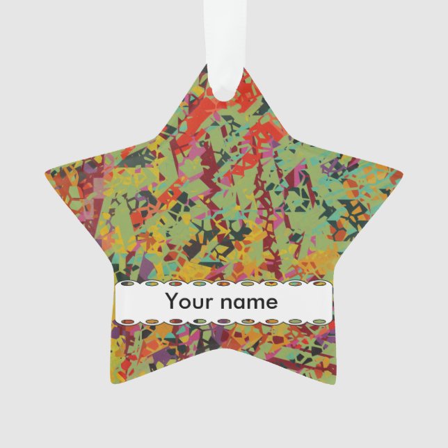 Texture colorée de trous (devant)