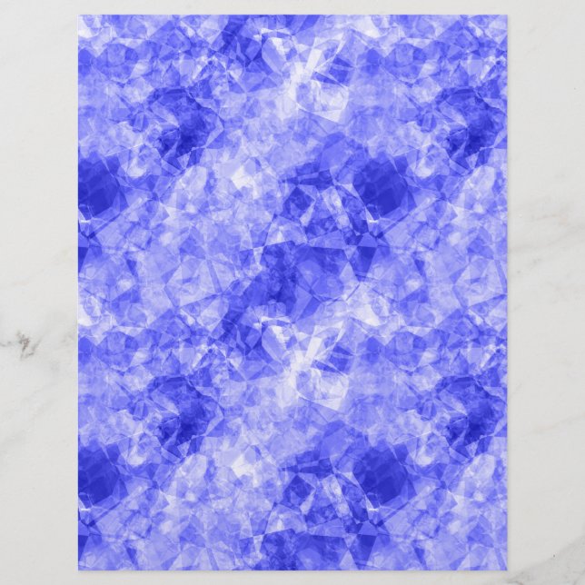 Texture croûtée bleue (Devant)