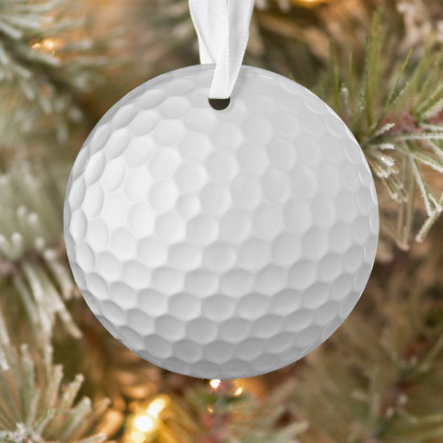 Texture de balle de golf blanche et alvéolée (Arbre)