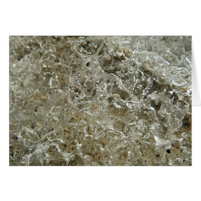 Texture de glace glaciaire abstraite de la nature (Devant Horizontal)