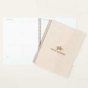 Texture de lin beige clair simple typographie tan
