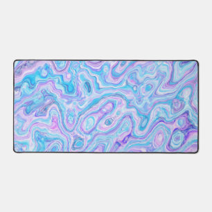 Texture de marbre violet bleu peinture liquide abs