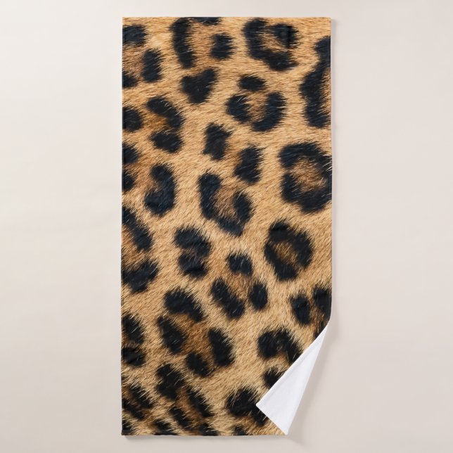Texture de peau de léopard (Serviette de bain)