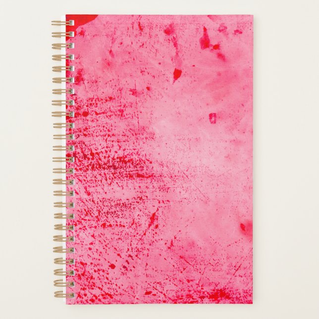 Texture de peinture grunge rose rouge (Devant)