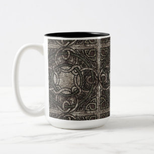 Texture de pierre Céltic Knot Coffee Mug