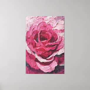 Texture de rose cramoisie et rose - Art mural abst