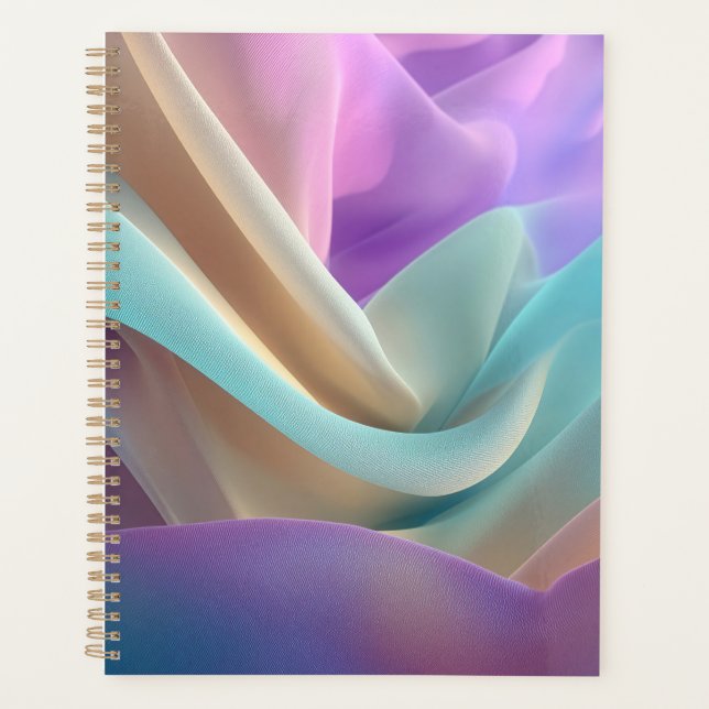 Texture de tissu abstrait dans des tons pastel (Devant)