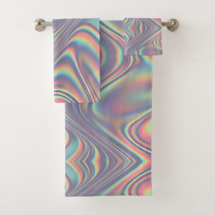 Texture de tourbillon holographique iridescent