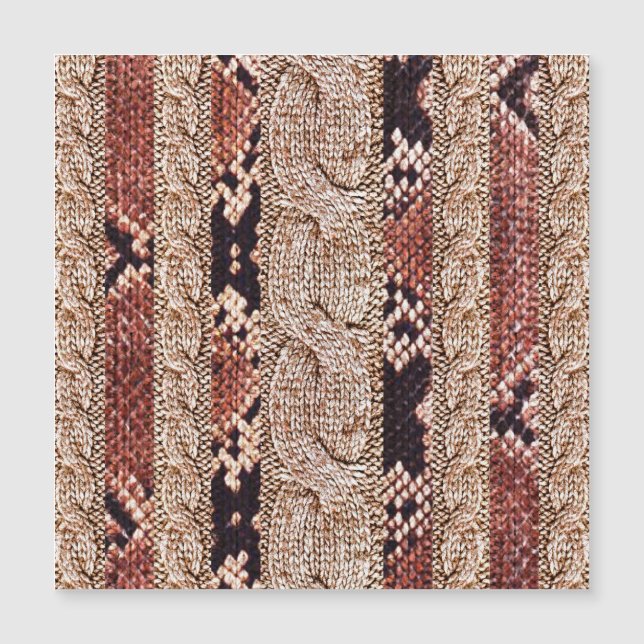 Texture de vêtement, motif de serpent géométrique. (Devant)