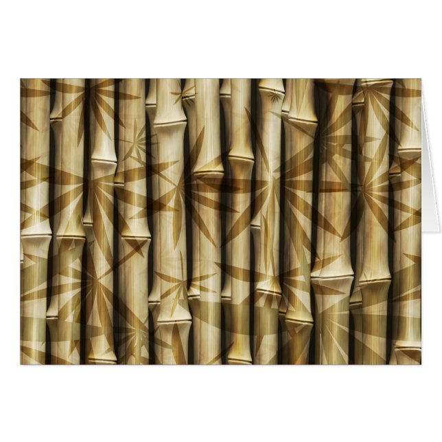 Texture en bois de bambou (Devant horizontal)