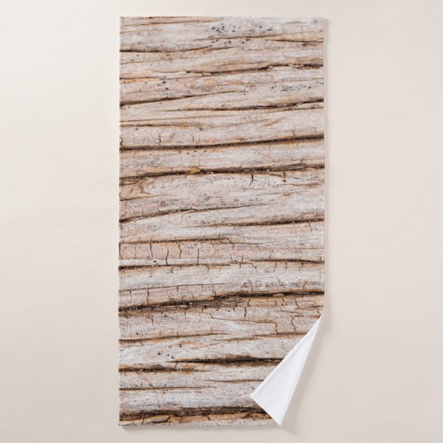 Texture en bois foncé. arrière - plan Abstrait Vin (Serviette de bain)