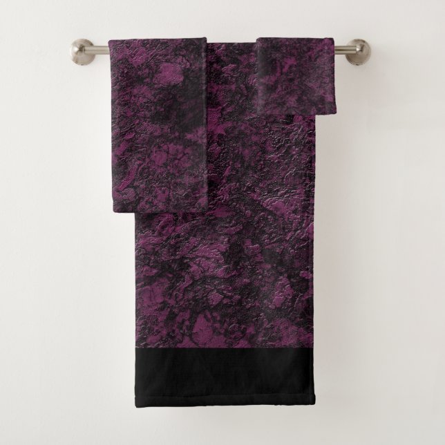 Texture en cuir bordeaux (En situation)