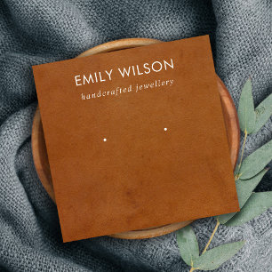 TEXTURE EN CUIR TANÉ ÉTUDIANT CARTE D'AFFICHAGE