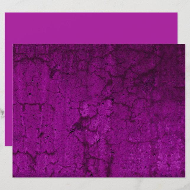 Texture Fuchsia rose rose Vintage d'antiquité Grun (Devant / Derrière)