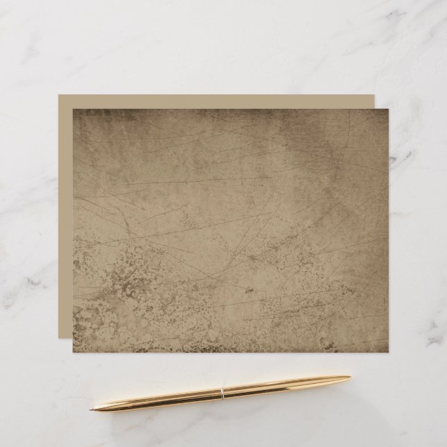 Texture Grunge Rustic Old Sepia Scratches (Devant/Arrière en situation)