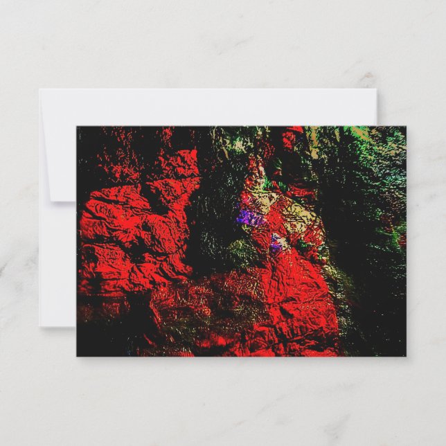 Texture Invitation abstraite, Recycler photo plast (Devant)