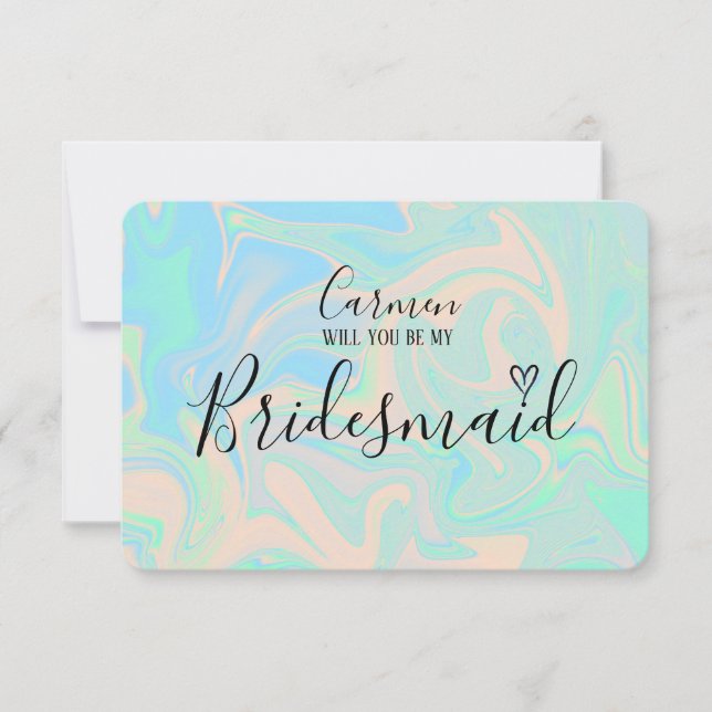 Texture irisée liquide (Devant)