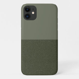 Texturé Moss Moss Green iPhone 11 Coque (Personnal