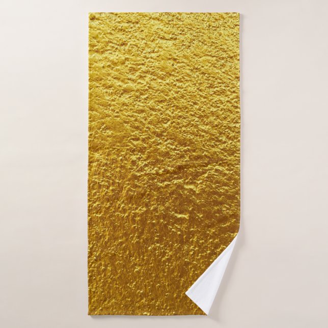 Texture murale or design abstrait, antique, antiqu (Serviette de bain)