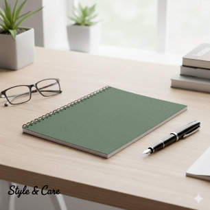 Texture verte Carnet classique 6,5 po x 8,75 po