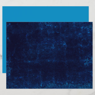 Texture Vintage Bleu foncé Grunge Découpage