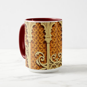 Textures Islamiques Tissées   Mug Cinématique aux 