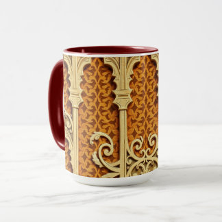 Textures Islamiques Tissées | Mug Cinématique aux 