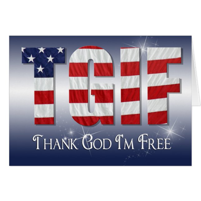 TGIF patriotique (Devant horizontal)