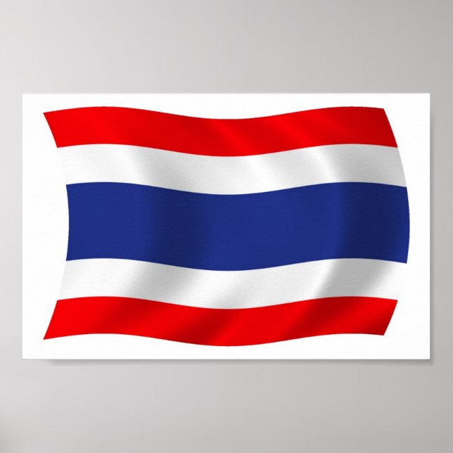 Thailand Flag Poster Print (Devant)