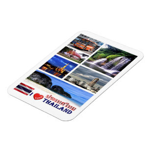 Thaïlande - I Love - Magnet