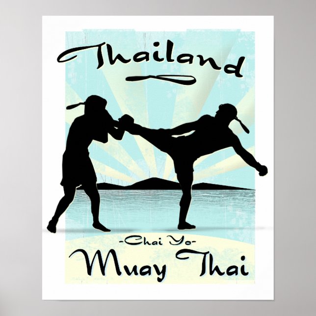 Thaïlande Muay Thai Poster (Devant)