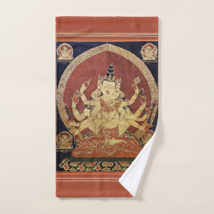 Thangka tibétain de Guhyasamaja Akshobhyavajra