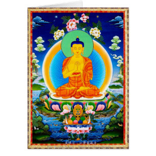 Thangka tibétain oriental frais Prabhutaratna