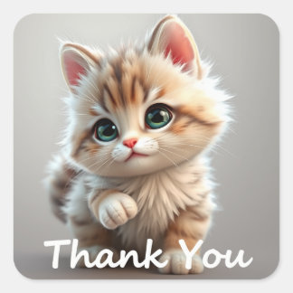 Thank you Cat Stickers