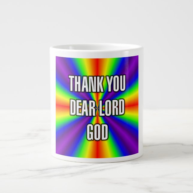 THANK YOU DEAR LORD GOD Mug (Devant)