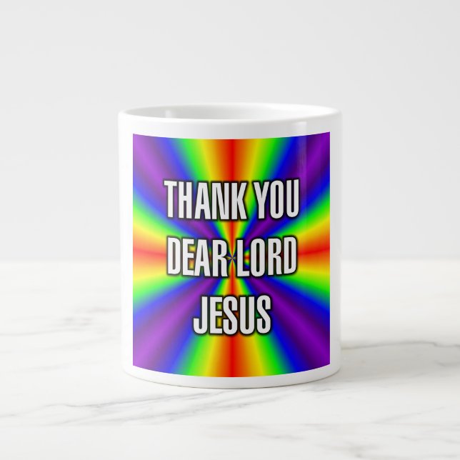 THANK YOU DEAR LORD JESUS Mug (Devant)
