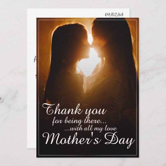 Thank You for Being Here – Mother’s Day (Devant / Derrière)