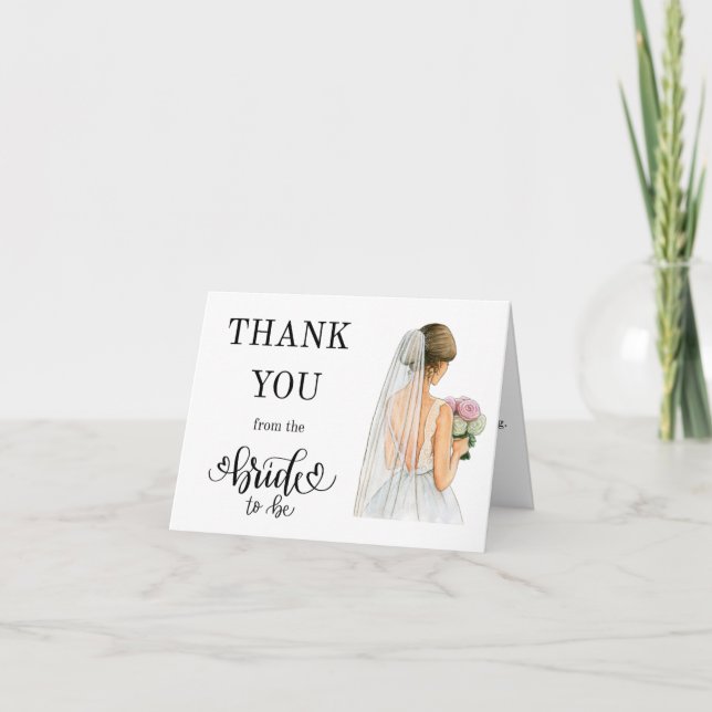Thank you from the Bride to Be (Devant)
