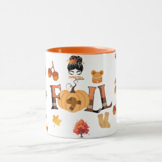 Thankful Mama Fall Mug – Cozy Autumn Pumpkin & Lea