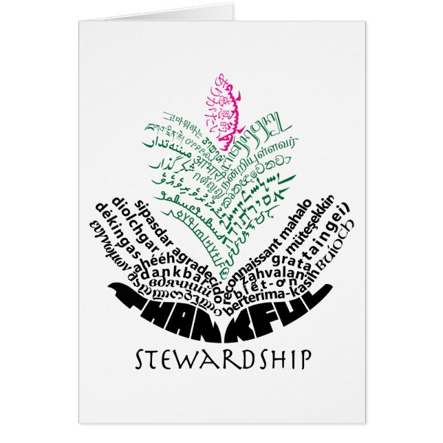 Thankful Stewardship Card - version 2 (Devant)