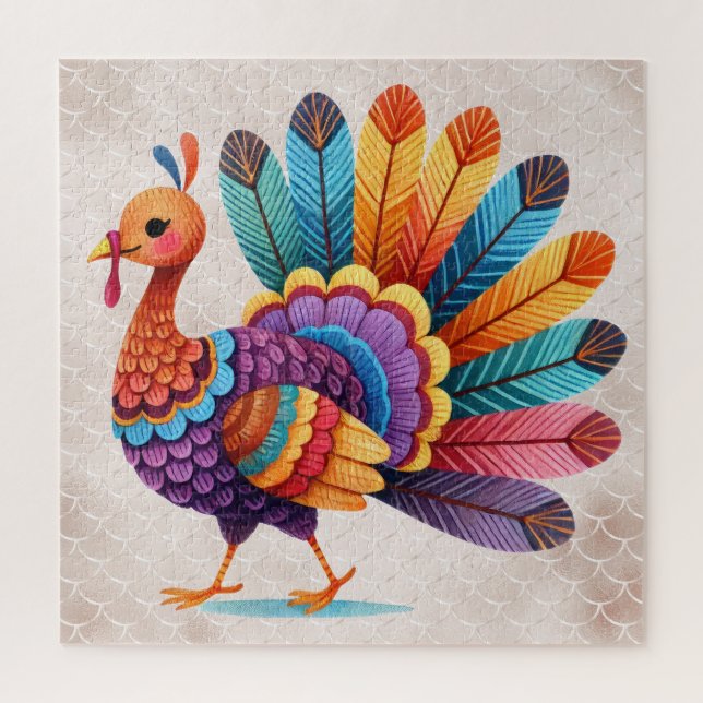 Thankgiving Turkey Jigsaw Puzzle (Vertical)